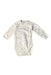 A White Long Sleeve Bodysuits from Petit Bateau in size 0-3M for boy. (Front View)