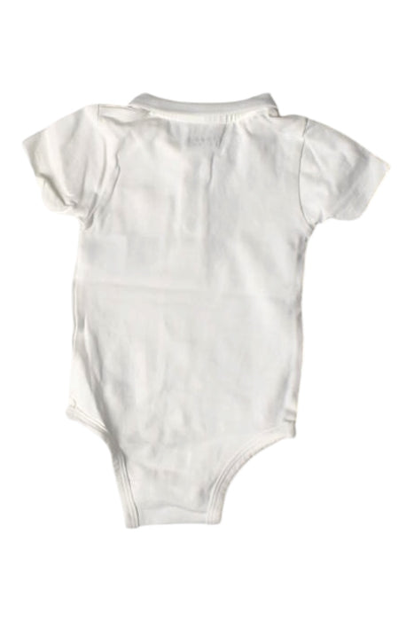 A White Short Sleeve Bodysuits from Vertbaudet in size 0-3M for boy. (Back View)