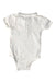 A White Short Sleeve Bodysuits from Vertbaudet in size 0-3M for boy. (Back View)