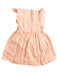 A Peach Short Sleeve Dresses from Gingersnaps in size 6T for girl. (Back View)