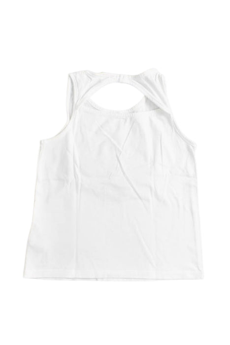 A White Sleeveless Tops from Du Pareil au même in size 5T for girl. (Back View)
