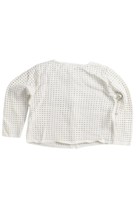 A White Cardigans from Oliver & Rain in size 6-12M for girl. (Back View)