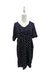 A Navy Short Sleeve Dresses from Jojo Maman Bébé in size Maternity-S for maternity. (Back View)