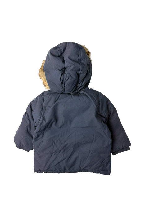 A Blue Puffer/Quilted Coats & Outerwear from Jacadi in size 12-18M for neutral. (Back View)