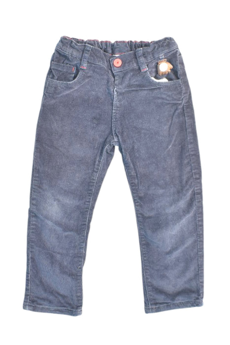 A Blue Casual Pants from La Compagnie des Petits in size 3T for boy. (Front View)