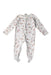 A White Onesies from Aster & Oak in size 6-12M for girl. (Front View)