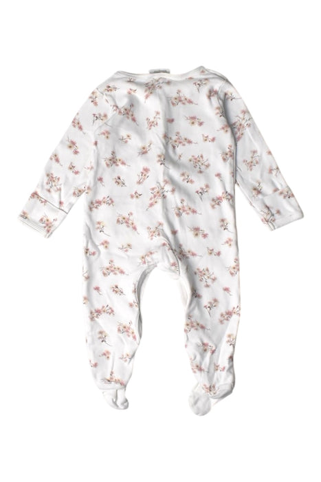 A White Onesies from Aster & Oak in size 6-12M for girl. (Back View)