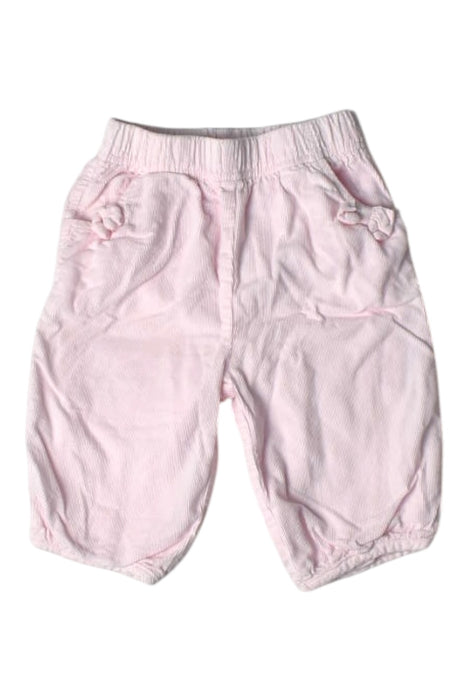 A Pink Casual Pants from Mothercare in size 3-6M for girl. (Front View)