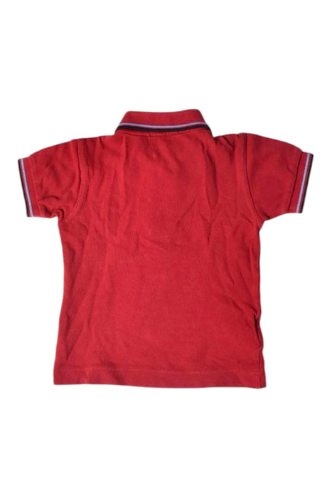 A Red Short Sleeve Polos from Fred Perry in size 6-12M for boy. (Back View)