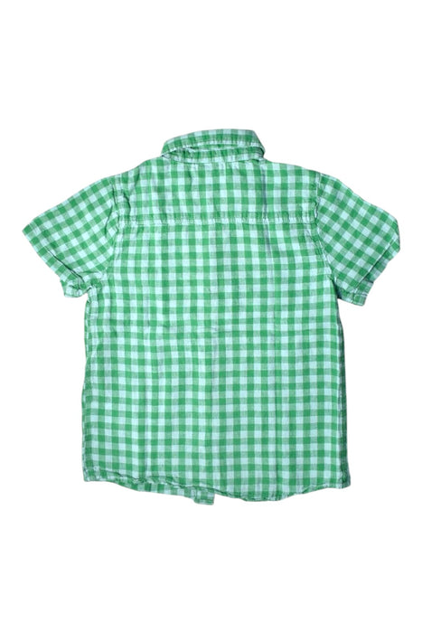 A Green Short Sleeve Shirts from Seed in size 8Y for boy. (Back View)