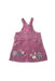 A Purple Overall Dresses from Cherokee in size 12-18M for girl. (Front View)