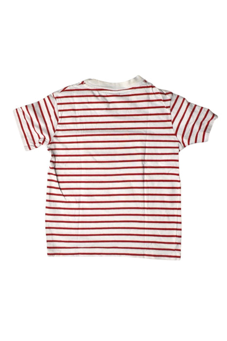 A Red Short Sleeve T Shirts from Petit Bateau in size 8Y for boy. (Back View)