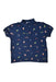 A Navy Short Sleeve Polos from Mayoral in size 9Y for boy. (Front View)