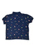 A Navy Short Sleeve Polos from Mayoral in size 9Y for boy. (Back View)