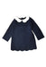 A Navy Long Sleeve Dresses from Jacadi in size 2T for girl. (Front View)
