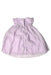 A Purple Sleeveless Dresses from Sergent Major in size 6-12M for girl. (Back View)