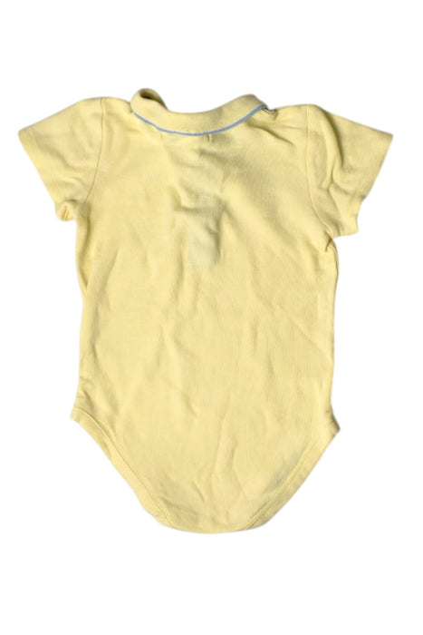 A Yellow Short Sleeve Bodysuits from Janie & Jack in size 12-18M for boy. (Back View)