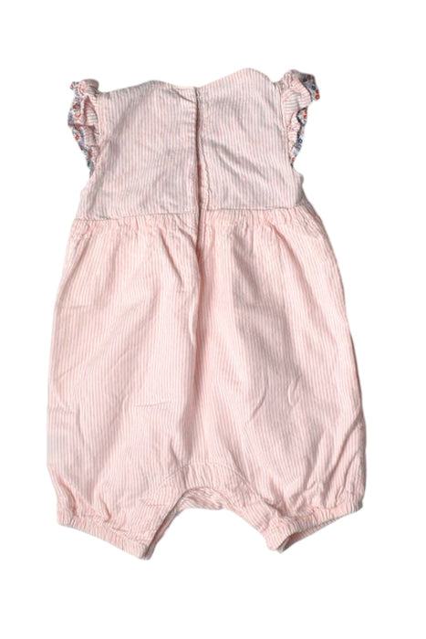 A Pink Short Sleeve Rompers from Mothercare in size 3-6M for girl. (Back View)