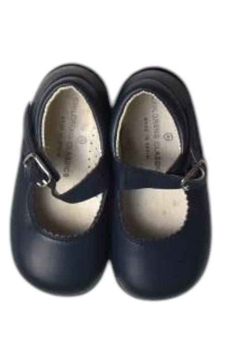 A Blue Dress Shoes from Childrens Classics in size 12-18M for girl. (Back View)