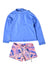 A Blue Swim Sets from Snapper Rock in size 6-12M for boy. (Front View)