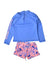 A Blue Swim Sets from Snapper Rock in size 6-12M for boy. (Back View)