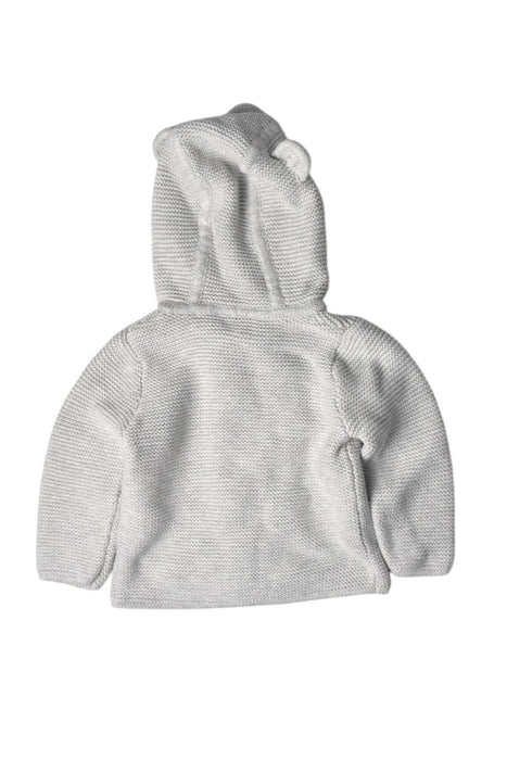A White Cardigans from The Little White Company in size 6-12M for neutral. (Back View)