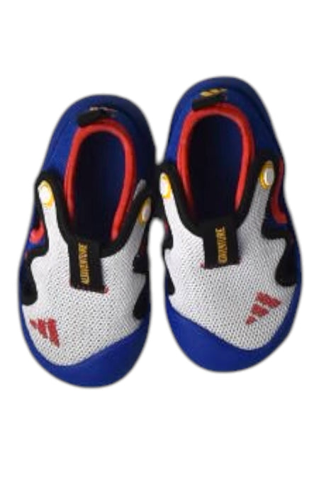 A Blue Sneakers from Adidas in size 12-18M for neutral. (Back View)