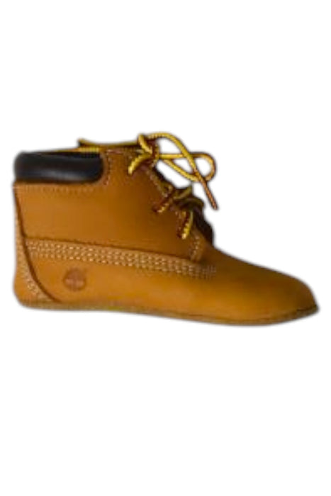 A Brown Casual Boots from Timberland in size 6-12M for boy. (Front View)