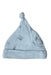 A Blue Beanies from Rabbit + Bear in size 3-6M for neutral. (Front View)