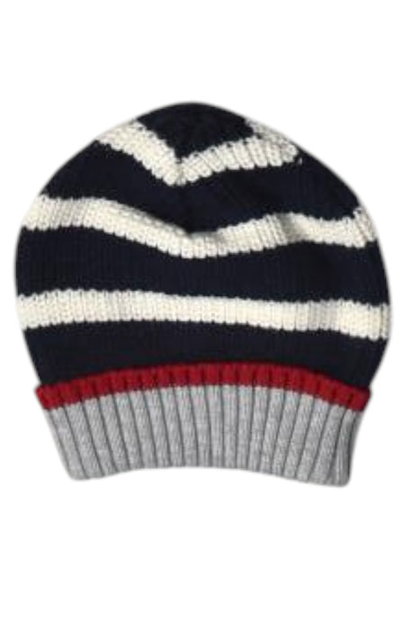 A Navy Winter Hats from Purebaby in size O/S for boy. (Back View)
