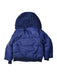A Blue Puffer/Quilted Jackets from Chateau de Sable in size 3T for boy. (Back View)