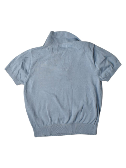 A Blue Short Sleeve Polos from Mayoral in size 5T for boy. (Back View)