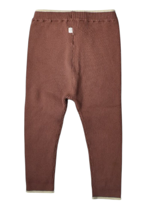 A Brown Leggings from Mori in size 2T for neutral. (Back View)