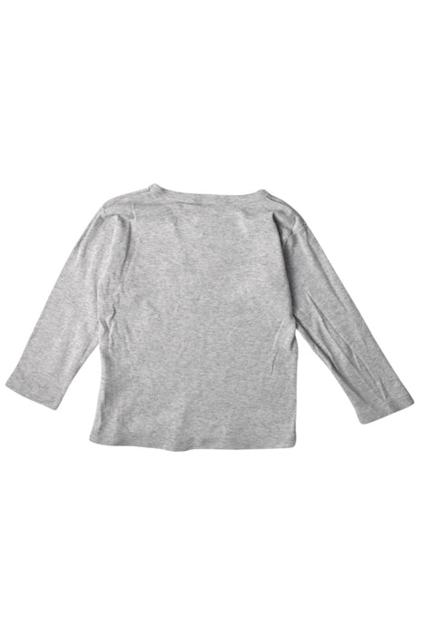 A Grey Long Sleeve T Shirts from Petit Bateau in size 3T for neutral. (Back View)