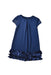 A Navy Short Sleeve Dresses from Baker by Ted Baker in size 18-24M for girl. (Front View)