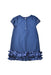 A Navy Short Sleeve Dresses from Baker by Ted Baker in size 18-24M for girl. (Back View)