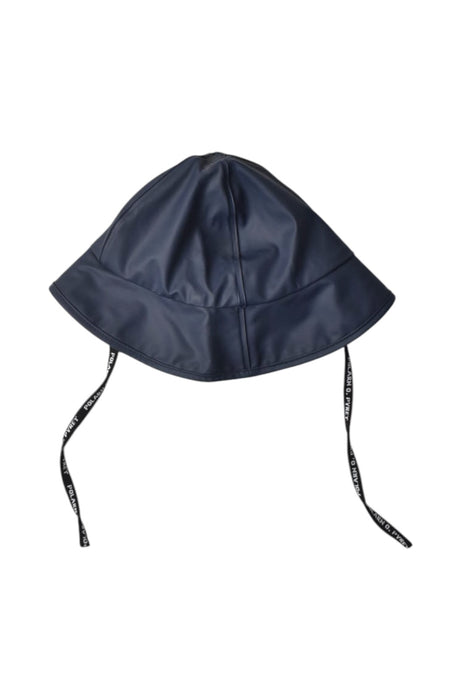 A Navy Sun Hats from Polarn O. Pyret in size 2T for neutral. (Back View)