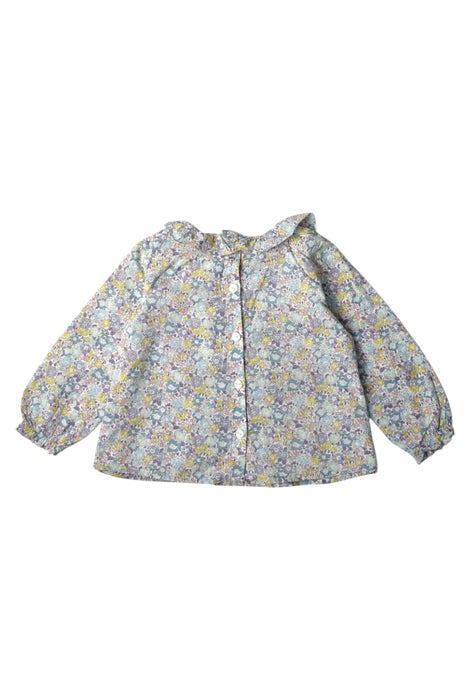 A Blue Long Sleeve Tops from Tartine et Chocolat in size 2T for girl. (Back View)