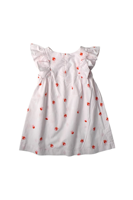 A White Sleeveless Dresses from Jacadi in size 2T for girl. (Back View)