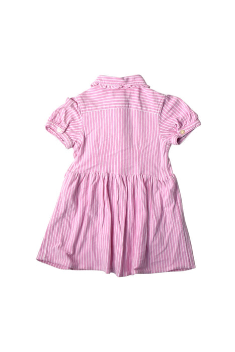 A Pink Short Sleeve Dresses from Polo Ralph Lauren in size 2T for girl. (Back View)