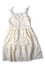 A Ivory Sleeveless Dresses from Self-portrait in size 12Y for girl. (Back View)