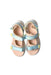 A Blue Sandals from Champion in size 10Y for girl. (Back View)