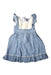 A Blue Sleeveless Dresses from EleStory in size 4T for girl. (Front View)