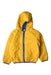 A Yellow Puffer/Quilted Jackets from Kite in size 2T for neutral. (Front View)