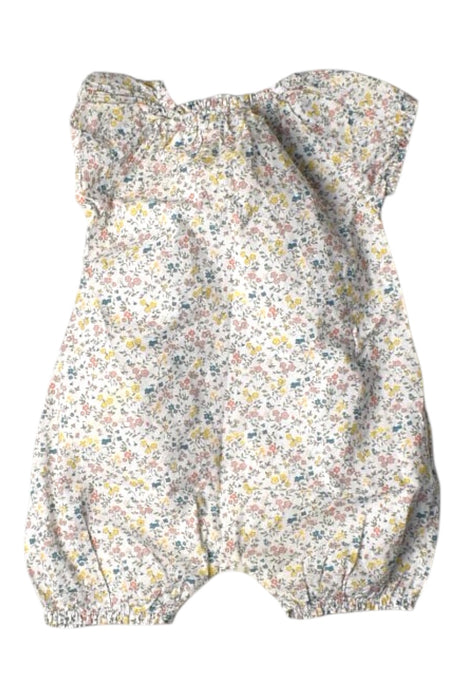 A Multicolour Short Sleeve Rompers from Chateau de Sable in size 3-6M for girl. (Back View)