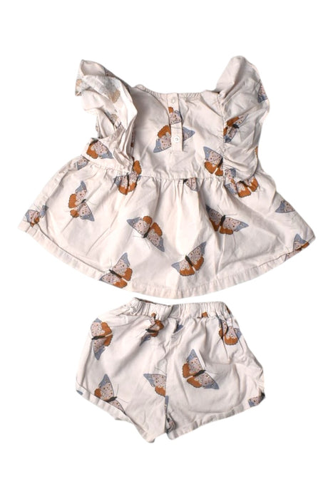 A White Shorts Sets from Gingersnaps in size 18-24M for girl. (Back View)