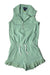 A Green Sleeveless Rompers from Polo Ralph Lauren in size 6T for girl. (Front View)
