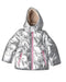 A Silver Puffer/Quilted Coats & Outerwear from Boden in size 4T for girl. (Front View)
