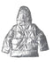 A Silver Puffer/Quilted Coats & Outerwear from Boden in size 4T for girl. (Back View)