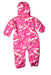 A Pink Snowsuits from Columbia in size 6-12M for girl. (Back View)